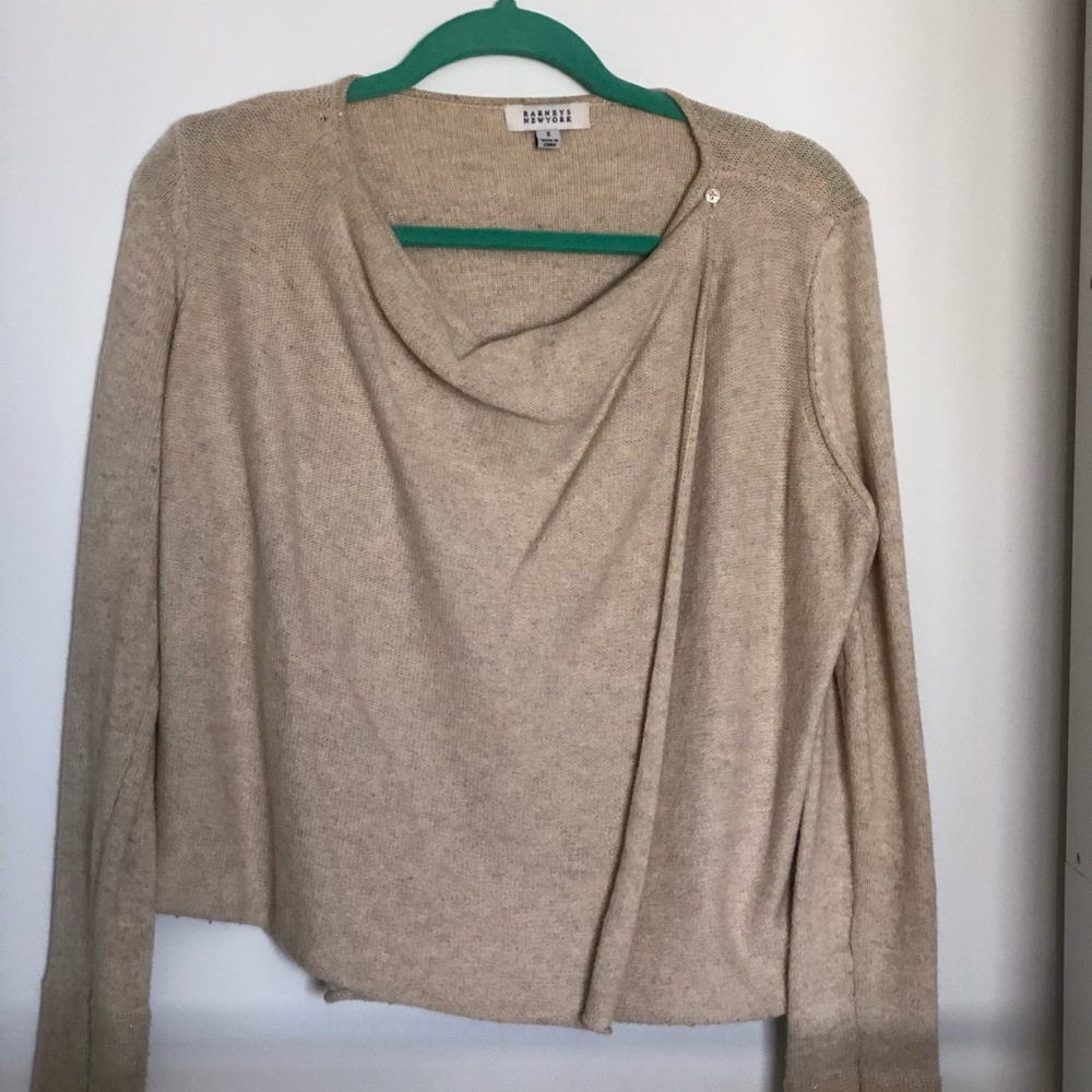BARNEYS NEW YORK TAN SWEATER